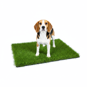 Tapis en gazon synthétique robuste TH-PAG-539 pour usage intérieur et extérieur, gazon artificiel réaliste pour l'aménagement paysager et les zones pour animaux de compagnie - Product Image 1