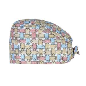 Chapeau de dentiste en coton médical personnalisé pour femmes avec bouton, casquettes de médecin vétérinaire, blouses, couleurs unies, chapeaux de travail pour infirmières disponibles dès maintenant - Product Image 3