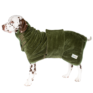 Albornoz de algodón doble X grande para perros Toalla de limpieza y aseo de mascotas de doble capa con envío inmediato - Product Image 3