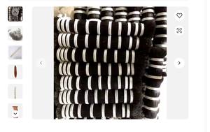 Pelo de cola de búfalo y vaca negra natural de alta venta para hacer cepillos al mejor precio directamente de la India - Product Image 2