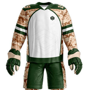 Conjunto de Uniforme de Hockey sobre Hielo para Hombre, Material 2025, 100% Poliéster, Transpirable, Ecológico - Product Image 6