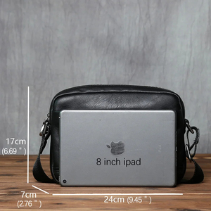 2025 Custom New Luxury Eco-friendly Premium Crossbody Waist <b>Belt</b> Bag Vintage Style Messenger with Custom Brand Logo for Travel - Product Image 6