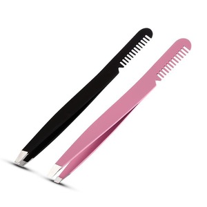 Pince à sourcils professionnelle avec outil d'épilation de précision en acier inoxydable - Product Image 2