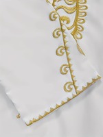 Nouveaux hommes tenue Dashiki blanc caftan 2025 nouveau Style 2 pièces en 1 ensemble pour hommes broderie costume décontracté