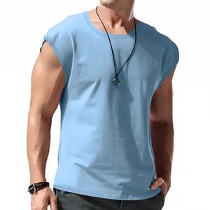 Nueva camiseta sin mangas para hombre para verano ocio deportes suelta camiseta sin mangas transpirable para hombre - Product Image 2