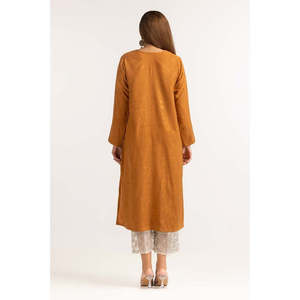 เสื้อเชิ้ตผู้หญิงผ้าแจ็คการ์ดสีน้ำเงิน แต่งลายดอกไม้ ผ้าฝ้ายผสมไหมซาติน ปักลายลำลอง ติดกระดุม ไซส์ XL สำหรับฤดูใบไม้ร่วงและฤดูหนาว - Product Image 5