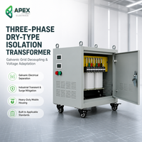 Transformator Isolasi Tipe Kering 3 Fasa APEX 30-100kVA 380V/480V Berpelindung dengan Gulungan Tembaga untuk UPS, Pusat Data, dan Peralatan CNC