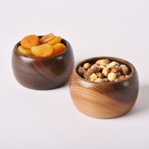 collection of 6 <b>small</b> round wooden serving bowls presenting nuts, dry fruits, candies, other <b>small</b> snacks included gift <b>hampers</b> - Product Image 5