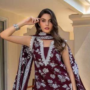 Traje de 3 piezas sin coser Anum Printed Lawn Vol 2 - 3 C - Product Image 2