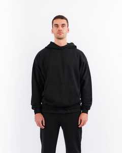 Logotipo personalizado 100% sudaderas con capucha de algodón de peso pesado recortada Boxy Fit Anti-retráctil diseño de hombro caído forrado deporte tejido Varsity carta - Product Image 1