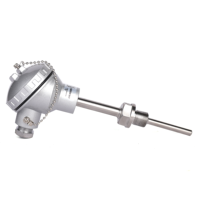 Transmisor de Temperatura TS600-D con Cabezal de Terminal, 4-20mA RS485 IP67, Acero Inoxidable, Respuesta Rápida para Procesos Industriales