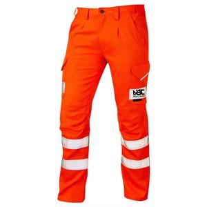 Mens Hi Vis <b>Waterproof</b> Reflective <b>Work</b> Trousers High Visibility Mens Multi-pocket. - Product Image 3
