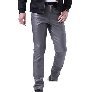 Pantalones de Cuero de Nueva Llegada, Último Diseño, Mejor Precio al por Mayor, Pantalones de Cuero Transpirables para Hombre Hechos en Pakistán - Product Image 4