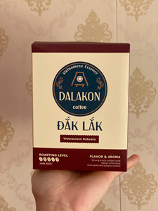 กาแฟโรบัสต้าบด 100% ยี่ห้อ DALAKON จากเวียดนาม คั่วเข้ม รสขม มีคาเฟอีน บรรจุในถุงซิปล็อค - Product Image 5