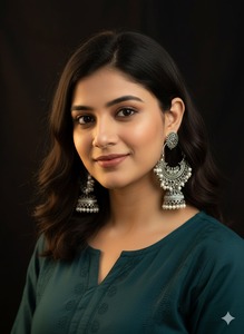 Auténticos Pendientes Largos de Plata Oxidada en Forma de Media Luna, Joyería Artesanal de Estilo Indio, Regalo para Damas, Fiesta - Product Image 2