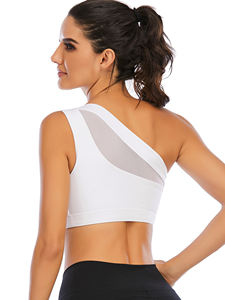 Soutien-gorge de sport à une épaule pour femme Soutien-gorge de plage sexy Soutien-gorge de sport sans couture à soutien moyen - Product Image 6