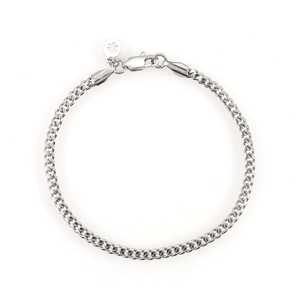<b>Silver</b> 3MM Cuban Link Chain <b>and</b> <b>Bracelet</b> Bundle for Gift Occasions - Product Image 6
