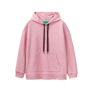 Sweat à capuche unisexe en coton 100% pour l'hiver, de haute qualité, broderie 3D personnalisée, motif uni, coupe-vent pour femmes, écologique - Product Image 6