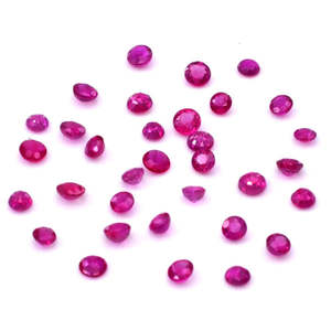 Rubíes Naturales de Birmania Sin Tratar, Calibrados, de 3 mm, Corte Marquesa Facetado, Piedras Preciosas Sueltas de Color Rojo para Joyería y Accesorios - Product Image 1