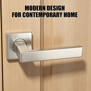 Tianyi Square Rosette Furniture <b>Lock</b> Straight Bar Lever Handle Wardrobe <b>Cabinet</b> Cupboard Premium Alloy Hardware Lockset - Product Image 4