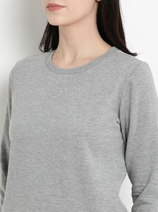 Sweat-shirt à col rond doublé personnalisé pour homme et femme, streetwear décontracté, imprimé en relief sur le devant, 100% coton molletonné, couleur chair, hiver - Product Image 4