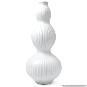 Pots et jardinières décoratifs de vases de jardin de conception admirable pour le dessus en aluminium de fleurs d'affichage et la couleur blanche émaillée de vase - Product Image 3
