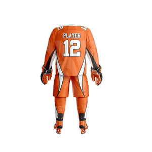Uniformes de hockey sur glace pour hommes légers et respirants 100% polyester pour logo personnalisé Vente chaude OEM Uniforme de hockey sur glace - Product Image 6
