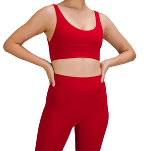 Ensemble de soutien-gorge de sport confortable à séchage rapide pour femmes de deux modèles respirants pour un port facile - Product Image 1
