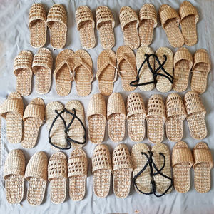 Pantuflas de Jacinto de Agua Hechas a Mano de Primera Calidad, Origen Vietnam, Calzado Natural Ecológico para el Hogar, Ideal para Hoteles y Exportación - Product Image 2