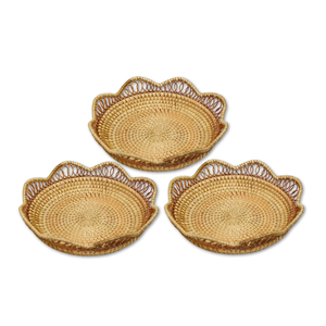 ถาดหวายทำมือขายดี: เสน่ห์จากธรรมชาติสำหรับทุกโอกาสพร้อมส่งออกคุณภาพสูงจากเวียดนาม - Product Image 1