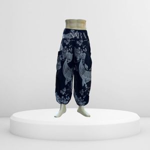 Pantalon décontracté à l'allure moderne pour hommes, avec poche surdimensionnée, coupe ample, fermeture à la taille élastique, en toile pour les activités de tous les jours, style tendance - Product Image 6