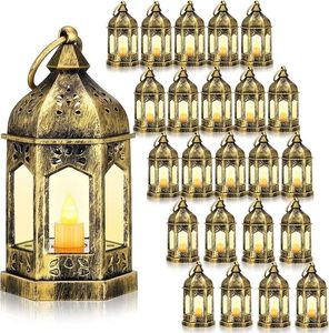 traditional brass <b>lantern</b> with glass panels for home temple decor and spiritual meditation <b>lighting</b> <b>indoors</b> - Product Image 4
