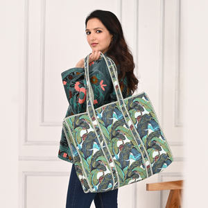 Venta al por mayor de bolsas de algodón de alta gama ecológicas bolsas acolchadas coloridas en stock para uso diario de tamaño mediano - Product Image 3