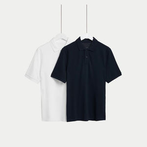 Amriss Unisex para camisa Polo Ajuste personalizado Elegante Algodón de rizo sólido Durable Ropa cómoda Ropa DE FÁBRICA DE Bangladesh a granel para - Product Image 1