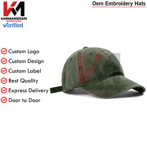 Venta al por mayor 100% gorras de béisbol de algodón para hombres sombreros de papá personalizables moda gorras deportivas en blanco con logotipo bordado - Product Image 4