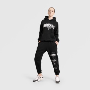 Pantalones Deportivos Negros Transpirables Achievers, Cintura Media, Estilo Harem, Casual - Product Image 4