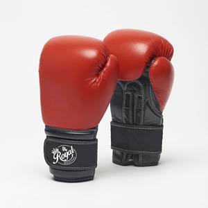 Gants professionnels de haute qualité en cuir de vachette véritable de 6oz et 8oz pour l'entraînement d'arts martiaux et de boxe pour enfants - Product Image 1