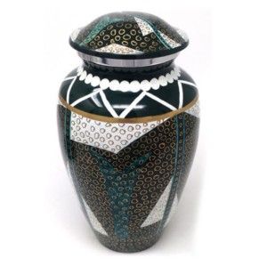 Marble Finished Aluminium Adult Cremation Urn High Quality And <b>Top</b> Classic Metal Funeral Urns For Human Ashes . - Product Image 5