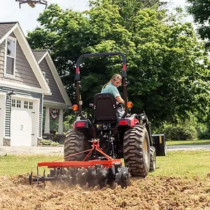 Ploueuse à disques sous-compacte légère de 5 pieds, 9 CV, automatique, haute productivité, avec moteur, roulement de pompe, roulement de sous-soleuse - Product Image 4