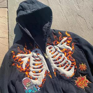 Sudadera con Capucha Premium para Hombre, de Algodón Grueso, con Cremallera, Forro Polar, para Invierno, Talla Grande - Product Image 1