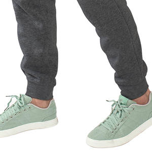 กางเกงวอร์มเอวสูงของผู้ชายกางเกงกีฬาลำลองผ้าฟลีซผ้าคอตตอนทรงโอเวอร์ไซส์ออกแบบได้ตามต้องการ - Product Image 5