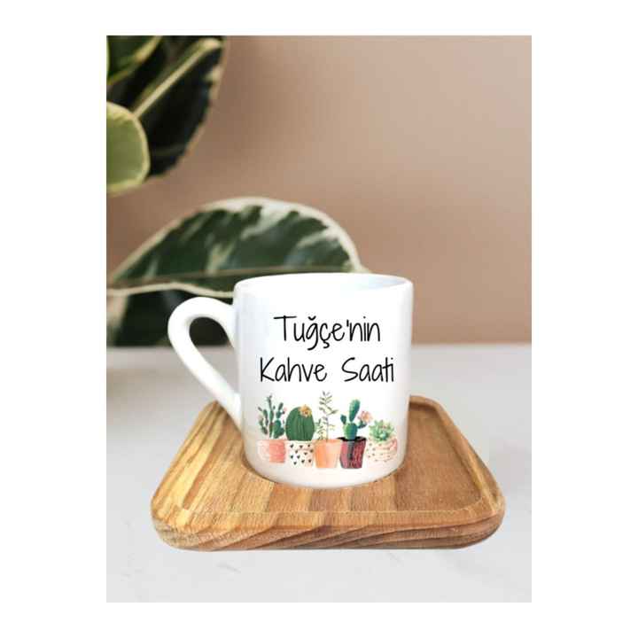 Ekupam Tugce's Coffee Time Turkish Coffee Cup -ekupam05833