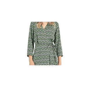 Abito Elegante Alfani da Donna con Maniche al Gomito in Raso Verde con Decorazioni a Diamante, Lavabile, Taglia 2XL per Occasioni Speciali ed Eventi - Product Image 2