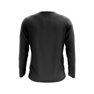 T-shirt oversize à manches longues pour homme, 100 % coton épais, personnalisable avec logo et impression par sublimation, pas cher - Product Image 2
