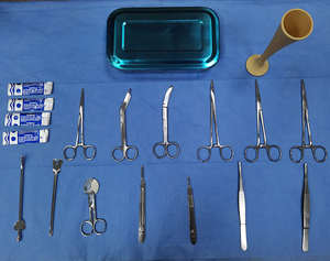Nouveau Design professionnel petite boîte de chirurgie 14 pièces ensemble de chirurgie mineure Kits d'instruments manuels en acier inoxydable chirurgical certifié CE - Product Image 3