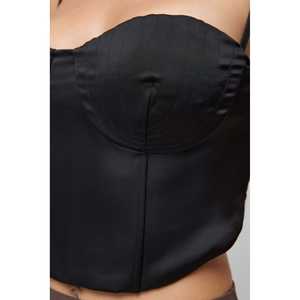 Top bustier en satin - Product Image 3