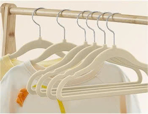 Premium Slim Velvet Baby Hangers 50 Pack Rose Gold 360 Degree Swivel <b>Hook</b> Space Saving 0.2 Inch Thick PET/Nylon/Iron Clothing - Product Image 6