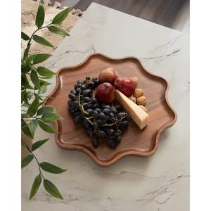 Organizador Giratorio de Madera de Acacia para Armario, Bandeja Redonda para Servir Vino - Product Image 6