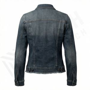 Chaqueta Vaquera de Invierno para Mujer de Primera Calidad, Mangas Completas, Estilo Casual, Tejido de Algodón Resistente, Cómoda, Transpirable y a la Moda - Product Image 2