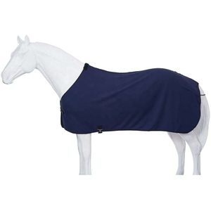 통기성 폴라 양털 말 깔개 경량 표준 넥 쿨러 담요 사용자 정의 색상의 부드러운 겨울 안정 시트 - Product Image 3